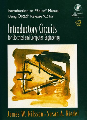 ﻿معرفی کتابچه راهنمای PSpice با استفاده از نسخه Orcad 9.2 برای مدارهای مقدماتی برای مهندسی برق و محاسبات