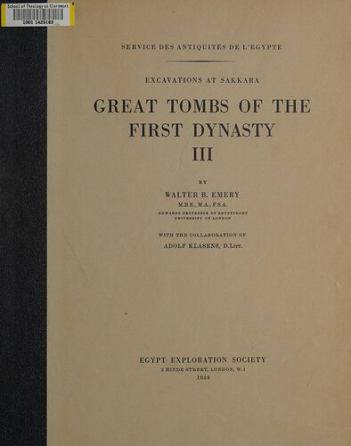 ﻿مقبره های بزرگ سلسله اول سوم: حفاری در سقارا