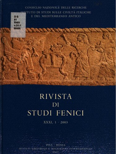 ﻿Rivista di Studi fenici