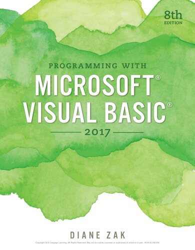 ﻿برنامه نویسی با Microsoft Visual Basic 2017 (فهرست دوره های MindTap)
