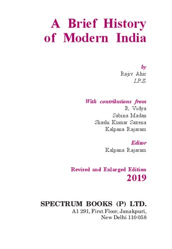 ﻿تاریخ مختصری از هند مدرن