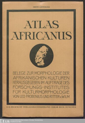 ﻿Atlas Africnus: شواهدی در مورد مورفولوژی فرهنگ های آفریقایی