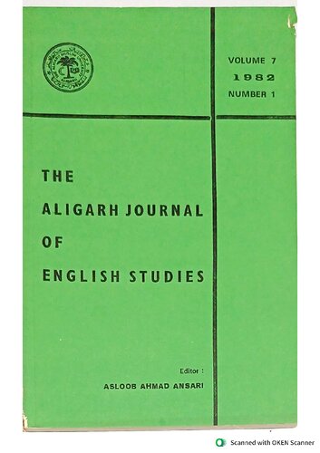 ﻿مجله مطالعات انگلیسی Aligarh