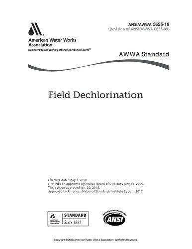 ﻿دکلره میدانی ANSI AWWA C655-18