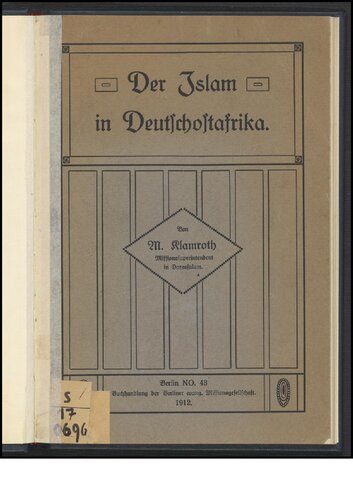 ﻿اسلام در Deutschoastfrica