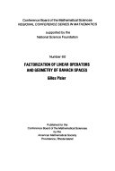 ﻿فاکتورسازی عملگرهای خطی و هندسه فضاهای باناخ