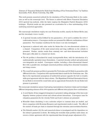 ﻿[پایان‌نامه] روش‌های عددی برای مدل‌سازی چند مقیاسی جریان‌های غیرنیوتنی