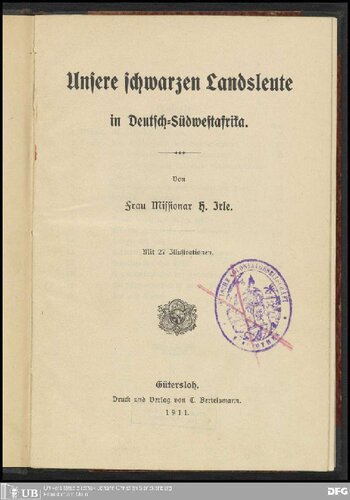 ﻿هموطنان سیاه پوست ما در آلمان جنوب غربی آفریقا