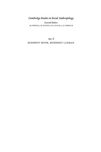 ﻿راهب بودایی، غیر روحانی بودایی: مطالعه سازمان صومعه شهری در مرکز تایلند