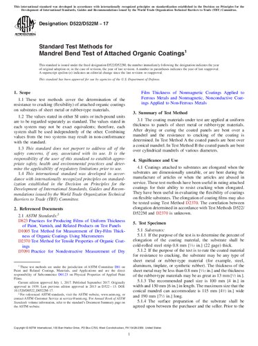 ﻿ASTM D522-17 تست خمش سنبه پوشش های آلی چسبیده