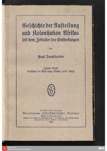 ﻿تاریخچه تقسیم آفریقا 1870 - 1919