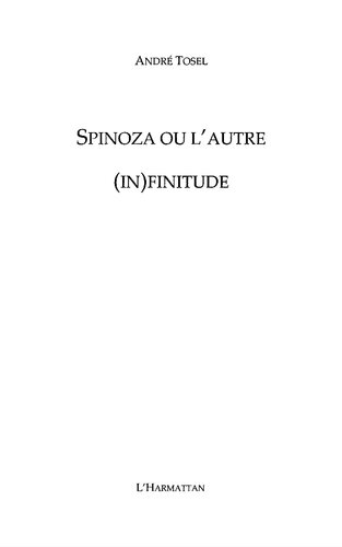 ﻿اسپینوزا یا دیگر (نامتناهی).