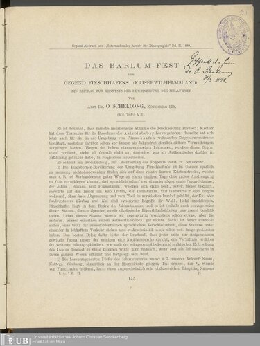 ﻿جشنواره بارلوم از منطقه فینشافن (Kaiserwilhelmsland)