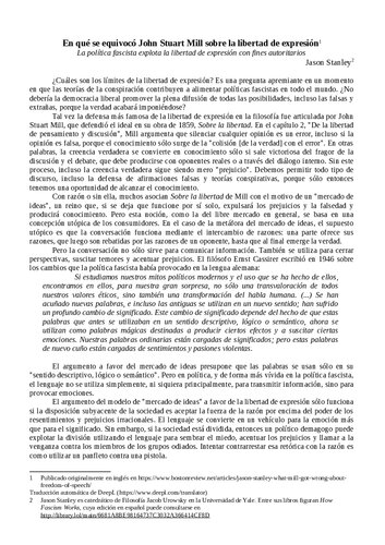 ﻿جایی که استوارت میل اشتباه کرد، سیاست فاشیستی از آزادی بیان برای اهداف استبدادی سوء استفاده می کند