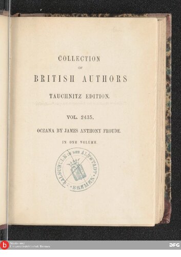 ﻿اقیانا یا انگلیس و مستعمرات او