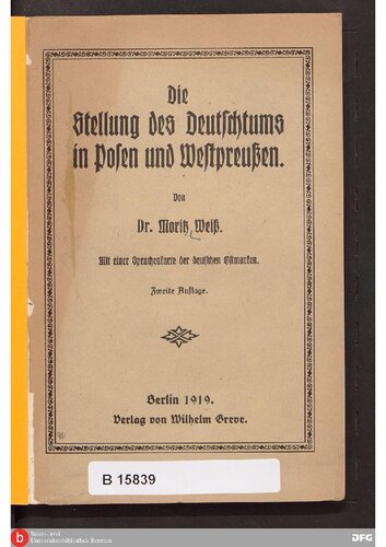 ﻿موقعیت آلمانی بودن در پوزن و پروس غربی