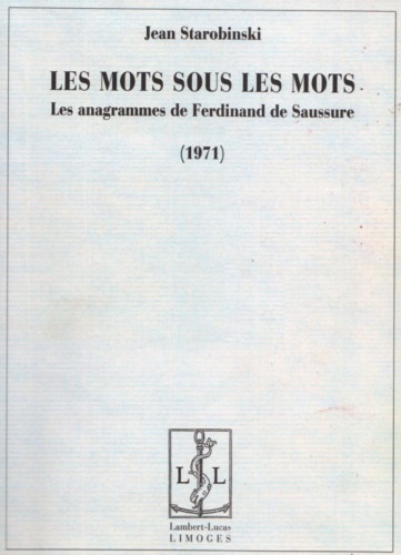 کلمات زیر کلمات: مجالس فردیناند دو سوسور (1971)