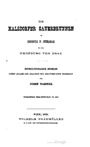 ﻿Kalsdorfer Sauerbrunnen در Großsulz در Styria نزدیک گراتس