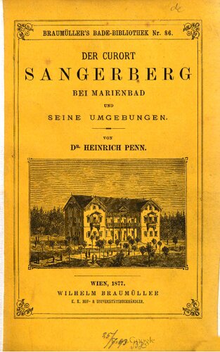 ﻿شهر آبگرم Sangerberg در نزدیکی Marienbad و اطراف آن
