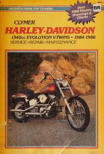 ﻿راهنمای خدمات، تعمیر و نگهداری Clymer Harley-Davidson 1340cc Evolution V-Twins 1984-1986