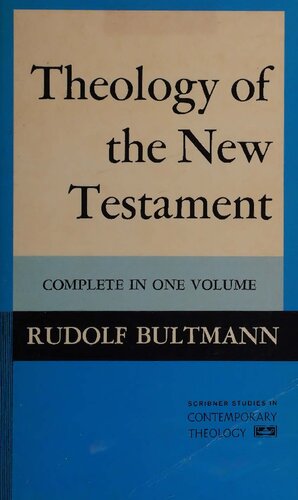 ﻿الهیات عهد جدید، 2 جلد