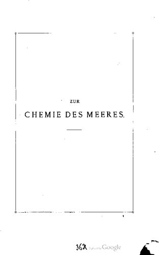 ﻿در مورد شیمی دریا