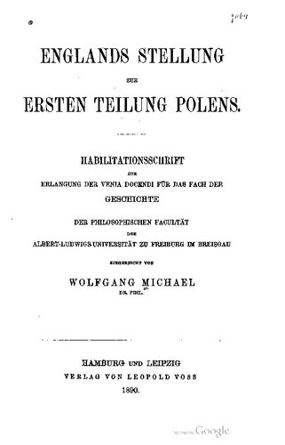 ﻿موضع انگلیس در مورد اولین تقسیم لهستان