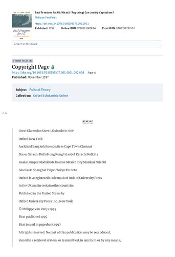 ﻿آزادی واقعی برای همه: چه چیزی (اگر وجود داشته باشد) می تواند سرمایه داری را توجیه کند؟