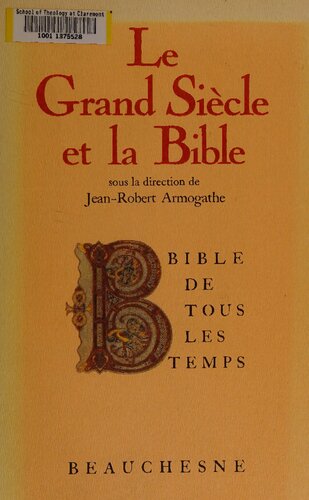 ﻿Grand Siècle و کتاب مقدس