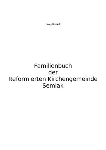 ﻿کتاب خانواده جامعه کلیسای اصلاح شده سملک