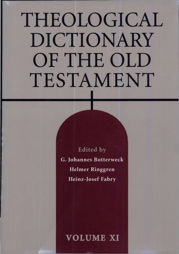﻿فرهنگ لغت الهیات عهد عتیق، جلد. 11