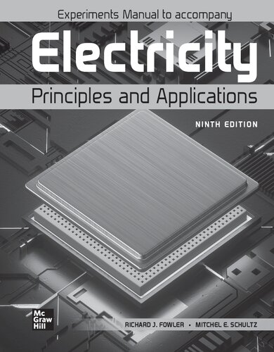 ﻿کتابچه راهنمای آزمایش برای همراهی با برق: اصول و برنامه ها