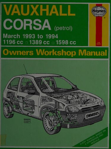 ﻿راهنمای کارگاه صاحبان Haynes Vauxhall Corsa 1993 تا 1994