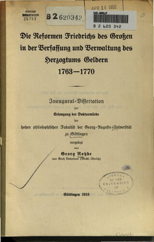 ﻿اصلاحات فردریک کبیر در قانون اساسی و اداره دوک نشین گولدر 1763 - 1770