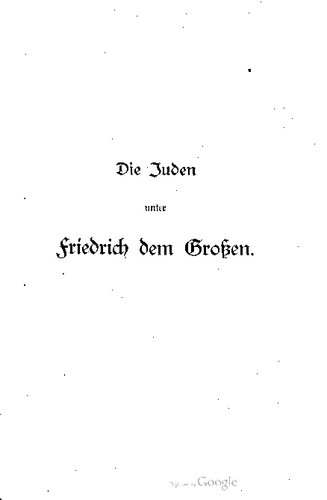 ﻿یهودیان تحت فرمان فردریک کبیر
