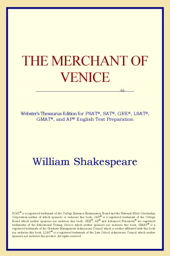 ﻿تاجر ونیز (نسخه اصطلاحنامه وبستر)