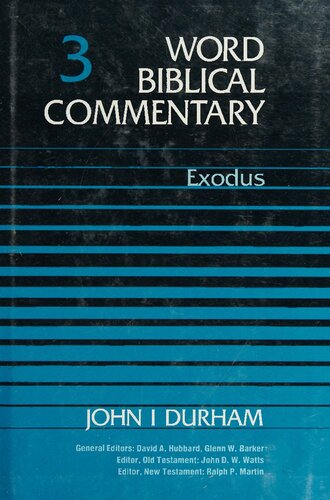 ﻿Word Biblical Commentary جلد. 3، خروج