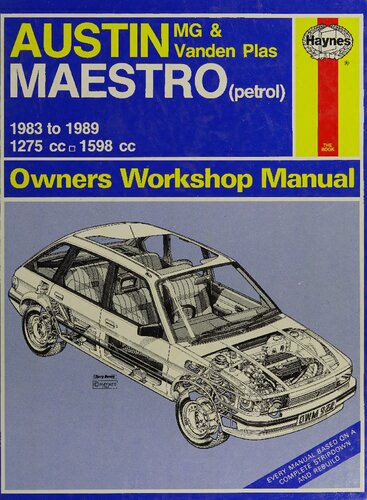 ﻿راهنمای کارگاه صاحبان Haynes Austin/MG Maestro 1983 تا 1989