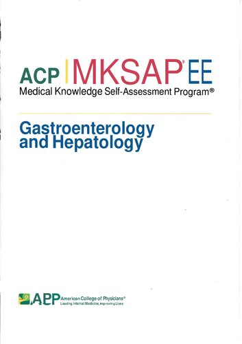 ﻿ACP MKSAP 19 (برنامه خود ارزیابی دانش پزشکی) - گوارش و کبد (1 ژانویه 2019)_(193824575X)_(کالج پزشکان آمریکا)