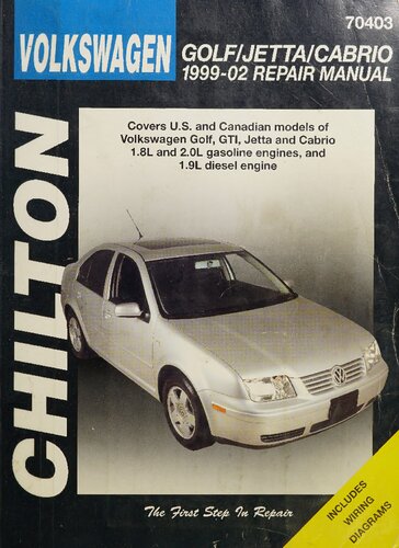 ﻿راهنمای تعمیرات Volkswagen Golf-Jetta-Cabrio 1999-02 Chilton's Volkswagen Golf-Jetta-Cabrio