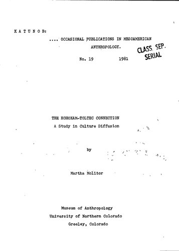 ﻿ارتباط هوکوکام- تولتک: مطالعه ای در انتشار فرهنگ