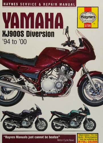 ﻿راهنمای خدمات و تعمیرات انحرافی Haynes Yamaha XJ900S