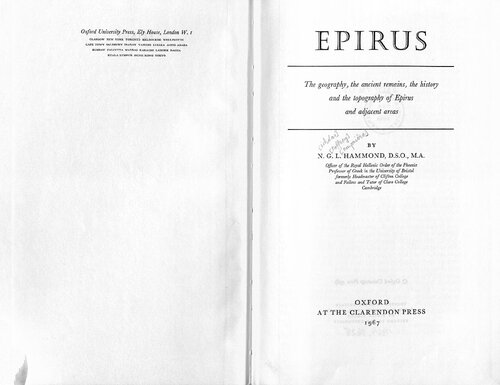 ﻿اپیروس: جغرافیا، بقایای باستانی، تاریخ و توپوگرافی اپیروس و نواحی مجاور