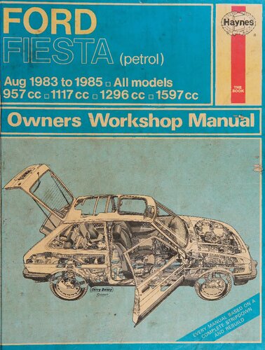 ﻿راهنمای کارگاه صاحبان Haynes Ford Fiesta 1983 تا 1985