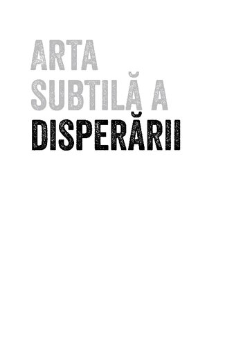 ﻿هنر ظریف ناامیدی