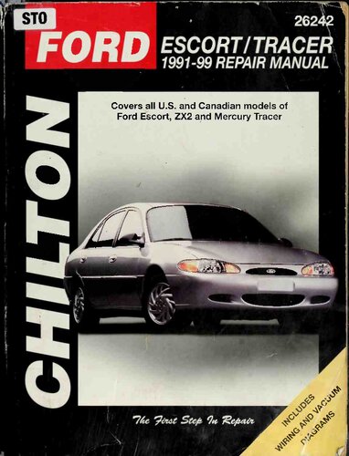 ﻿راهنمای تعمیرات اسکورت/ردیاب فورد Chilton's 1991-99