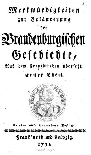 ﻿کنجکاوی برای توضیح تاریخ براندنبورگ