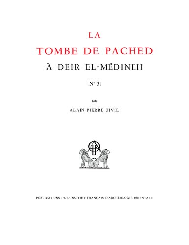 ﻿آرامگاه پاچد در دیرالمدینه (شماره 3)