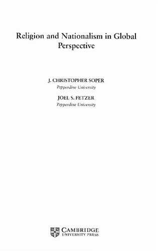 ﻿دین و ناسیونالیسم در دیدگاه جهانی