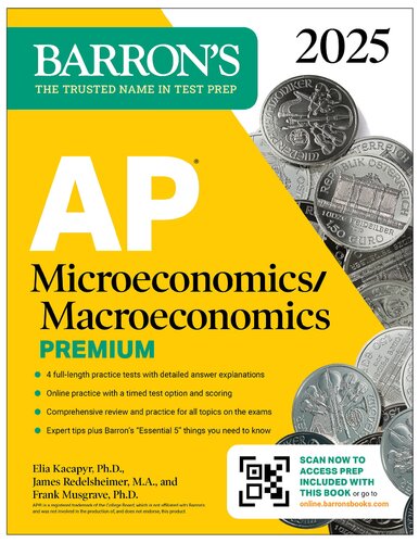 ﻿AP Microeconomics/Macroeconomics Premium، 2025: 4 تست تمرینی بررسی جامع تمرین آنلاین